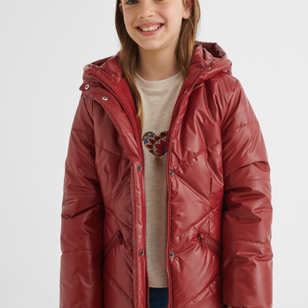 ECOFRIENDS girl’s double-sided jacket with fur Offers