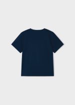 Μπλούζα με διαδραστική στάμπα από βιώσιμο βαμβάκι σε μπλε χρώμα mini αγόρι Mayoral Mayoral offers