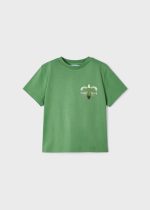 Μπλούζα με στάμπα από βιώσιμο βαμβάκι σε πράσινο χρώμα mini αγόρι Mayoral Mayoral offers