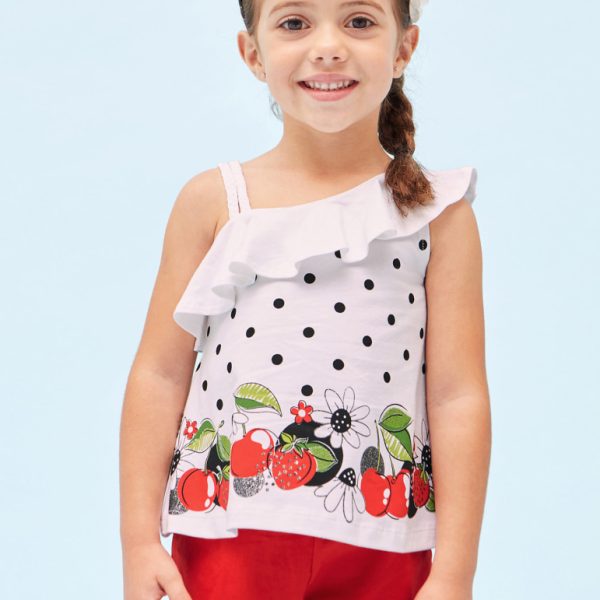 Σετ μπλούζα με σορτς από βιώσιμο βαμβάκι mini κορίτσι Mayoral Mayoral offers