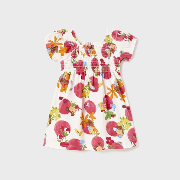 Φόρεμα σταμπωτό από βιώσιμο βαμβάκι baby κορίτσι Mayoral Baby (9-24M)