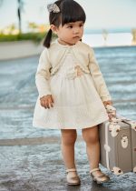 Φόρεμα συνδυασμένο με σχέδιο γκιπούρ baby κορίτσι Mayoral Baby (9-24M)