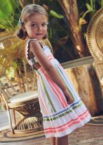 Φόρεμα με τιράντες σταμπωτό ριγέ mini κορίτσι Mayoral Mayoral offers