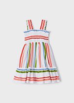 Φόρεμα με τιράντες σταμπωτό ριγέ mini κορίτσι Mayoral Mayoral offers