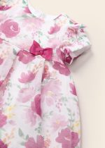 Φόρεμα αμπιγιέ με στάμπα και κάλυμμα για πάνα σε ροζ χρώμα για Νεογέννητο κορίτσι Mayoral Mayoral offers