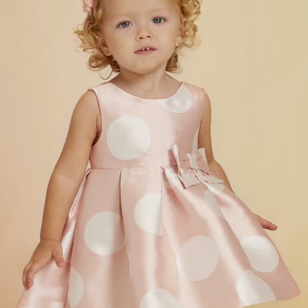 Φόρεμα πουά σε ροζ χρώμα baby κορίτσι Abel & Lula Baby (9-24M)