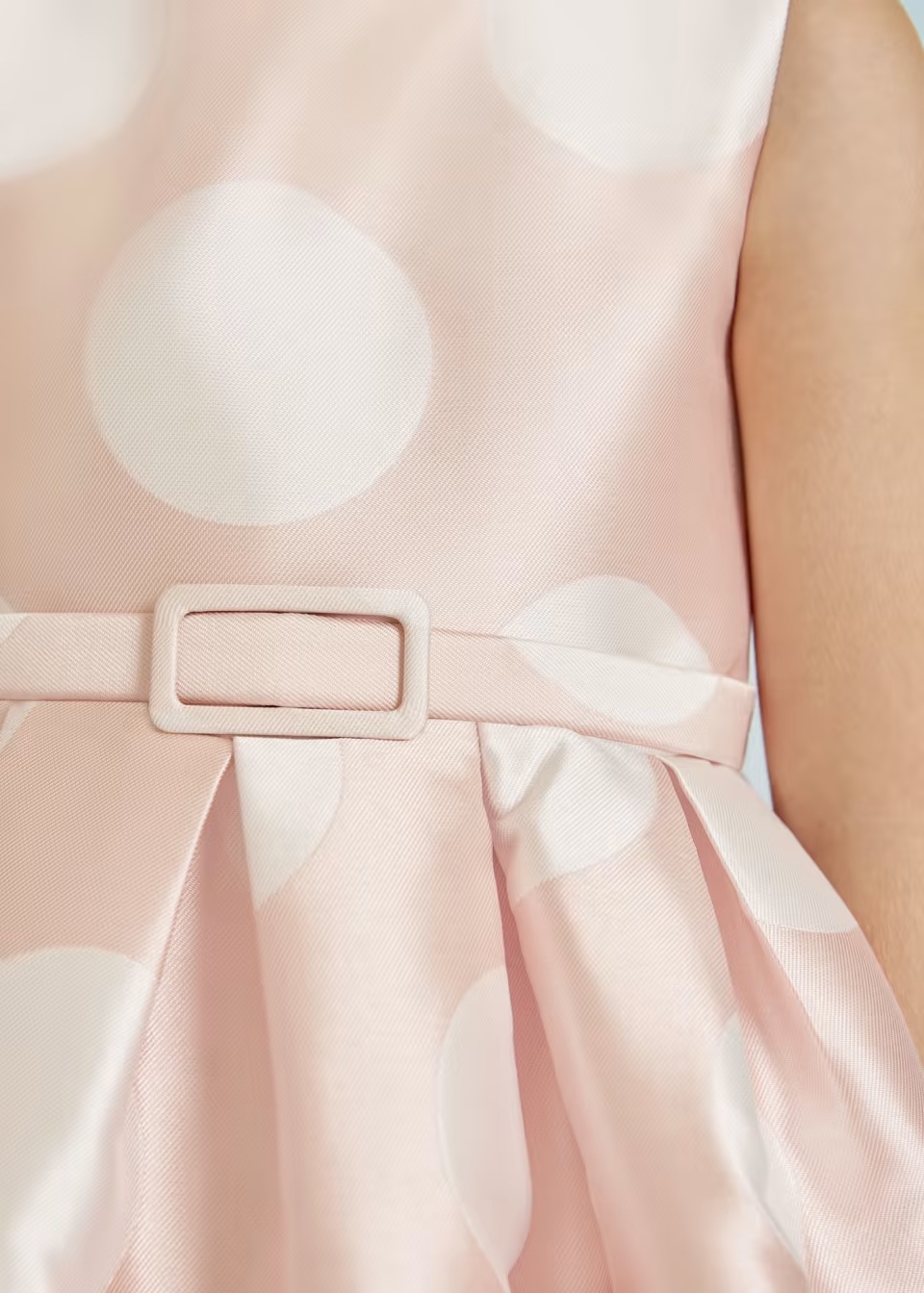 Φόρεμα πουά σε ροζ χρώμα mini κορίτσι Abel & Lula Mini (2-9Y)