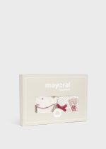 Σετ 2 πιτζαμάκια κοντά από βιώσιμο βαμβάκι σε εκρού χρώμα για Νεογέννητο κορίτσι Mayoral Mayoral offers