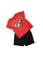 Σετ μπλούζα με σορτσάκι σε κόκκινο χρώμα mini αγόρι Sprint Mini (2-9Y)