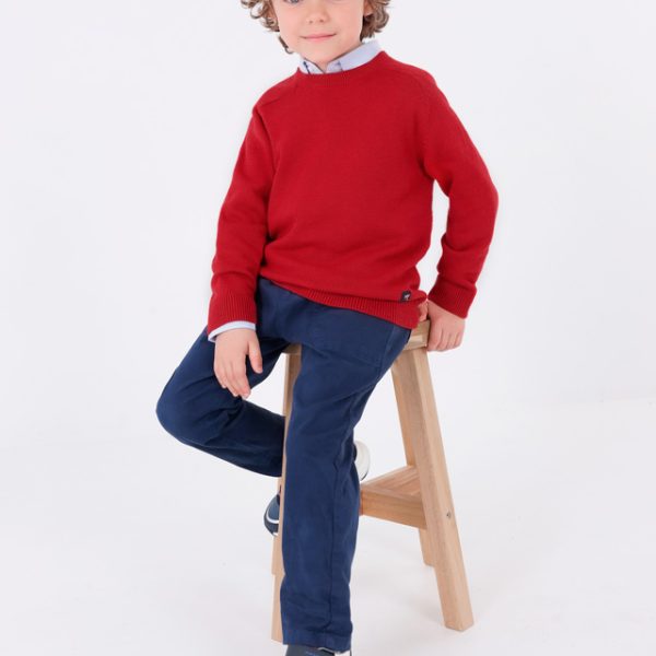 Ζέρσεϋ μακρυμάνικο σε μπλε και κόκκινο χρώμα mini αγόρι Mayoral Mini (2-9Y)