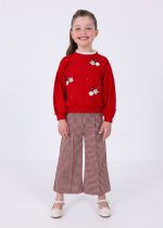 Σετ παντελόνι και φούτερ σε κόκκινο χρώμα mini κορίτσι Mayoral Mini (2-9Y)