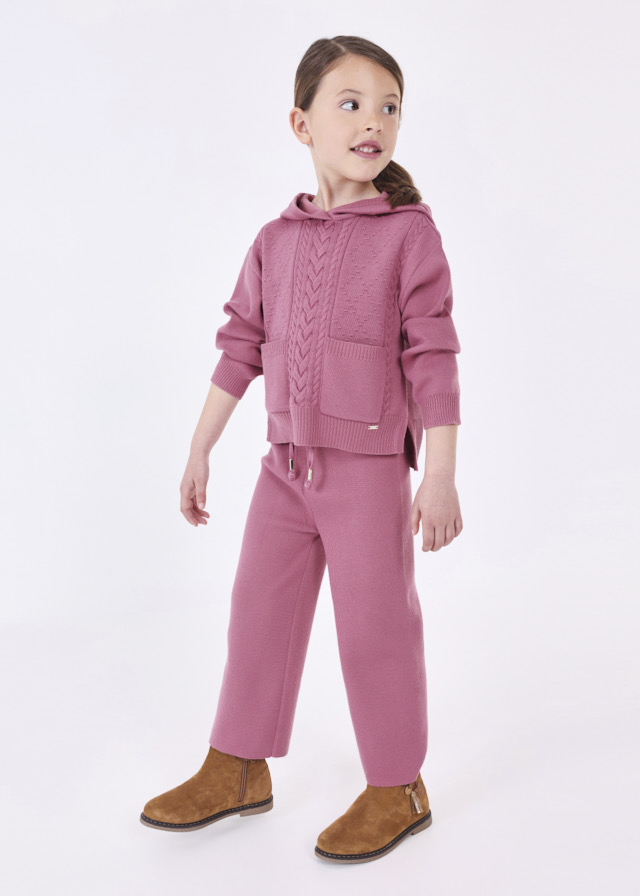 Σετ παντελόνι και φούτερ σε ροζ χρώμα mini κορίτσι Mayoral Mini (2-9Y)