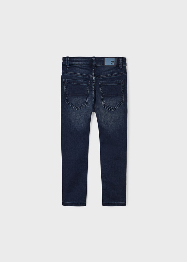 Παντελόνι τζιν slim fit από βαμβάκι BCI σε μπλε σκούρο χρώμα mini αγόρι Mayoral Mini (2-9Y)