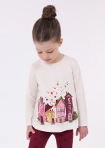 Σετ μπλούζα και κολάν σε μωβ χρώμα mini κορίτσι Mayoral Mini (2-9Y)