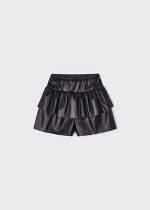 Φούστα-παντελόνι πολυδερματίνη σε μαύρο χρώμα mini κορίτσι Mayoral Mini (2-9Y)
