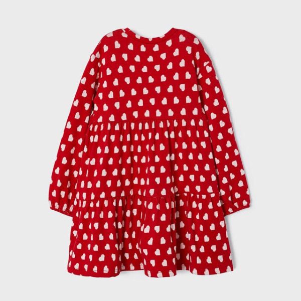 Φόρεμα με τσαντάκι σε κόκκινο χρώμα mini κορίτσι Mayoral Mini (2-9Y)
