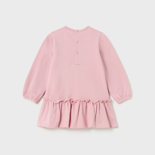 Φόρεμα διαδραστικό Better Cotton σε ροζ χρώμα baby κορίτσι Mayoral Baby (9-24M)